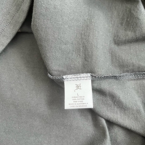 NWT Ed Hardy Embellished Skull Eagle T-shirt Men’s Large Charcoal Gray Y2K - Picture 7 of 8